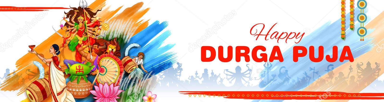 Happy Durga Puja Subh Navratri Indian