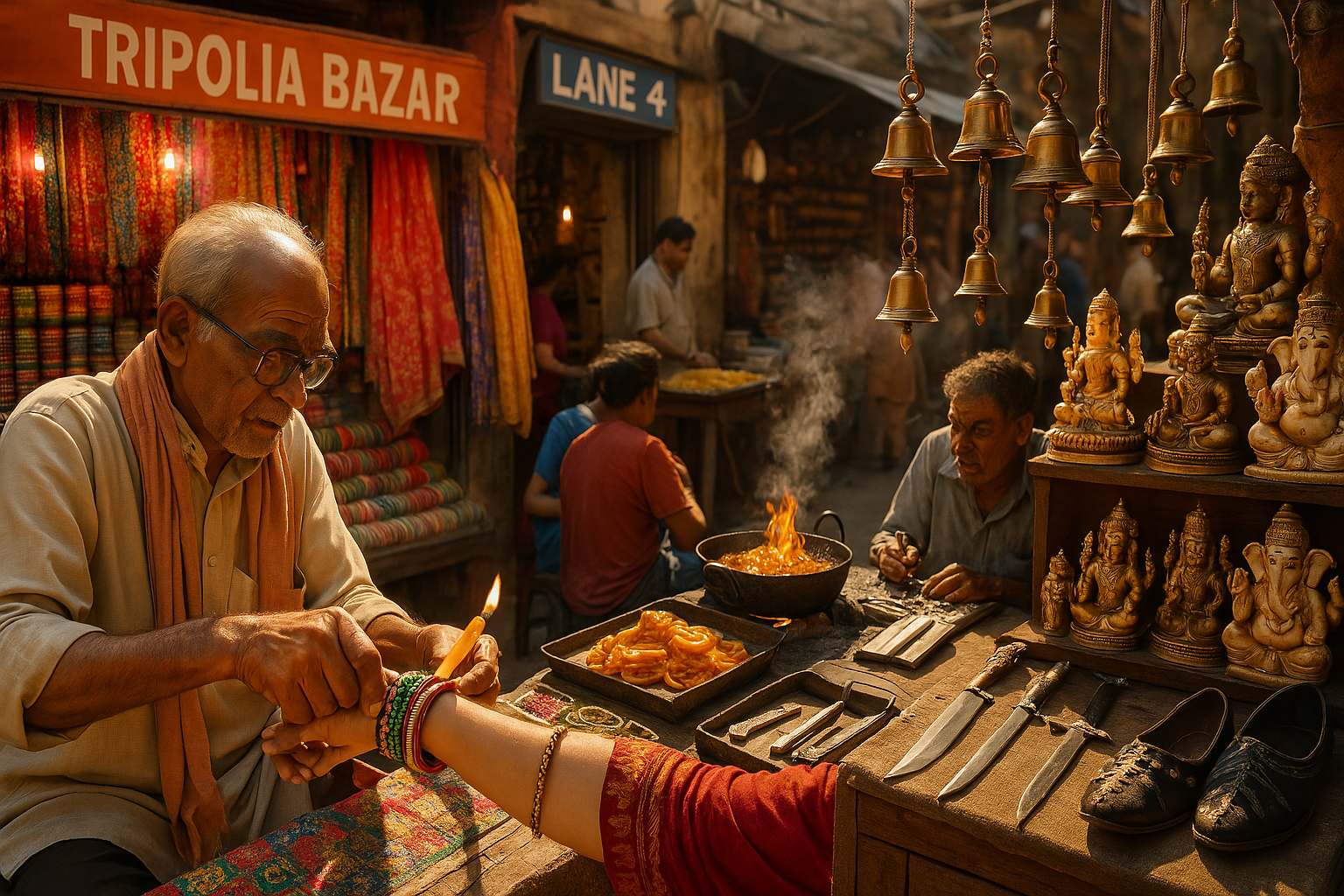 Best Markets in Jaipur-Tripolia Bazaar