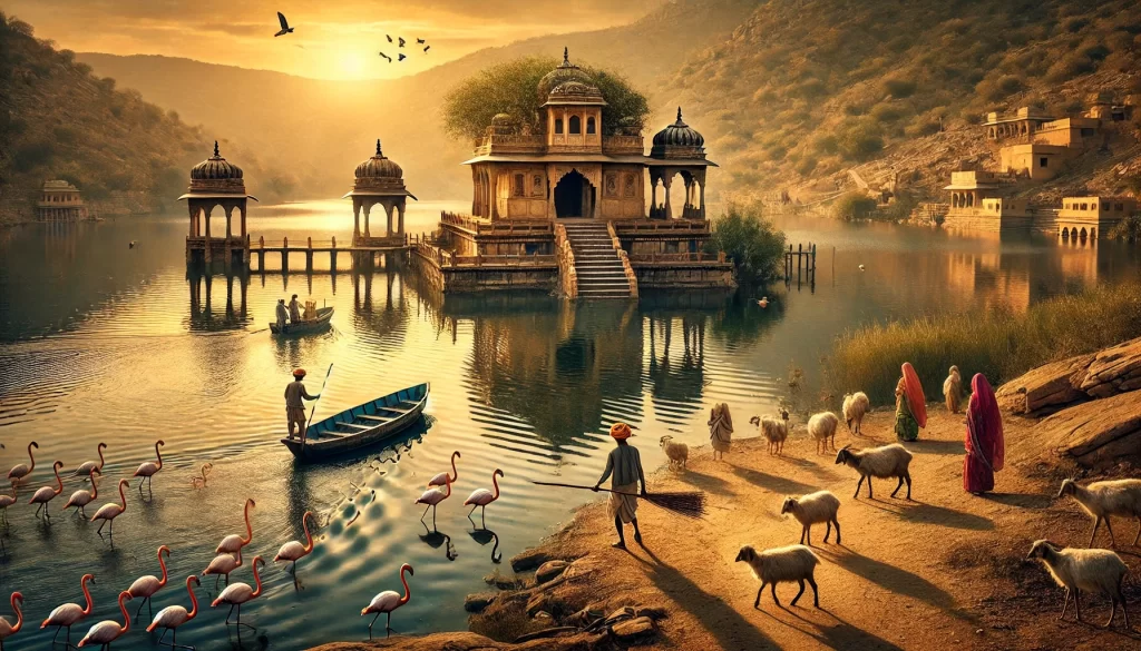 Chandlai Lake in Rajasthan