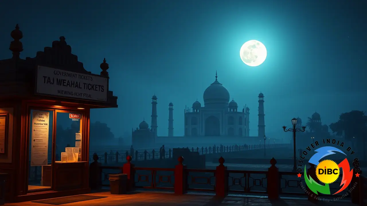 Taj Mahal Night View