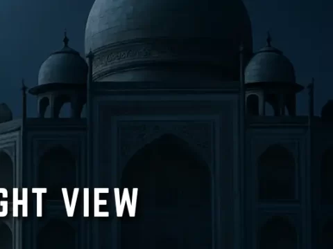 Taj Mahal night view
