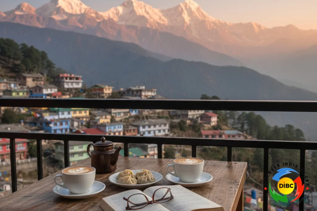 Best cafes in McLeod Ganj with mountain view