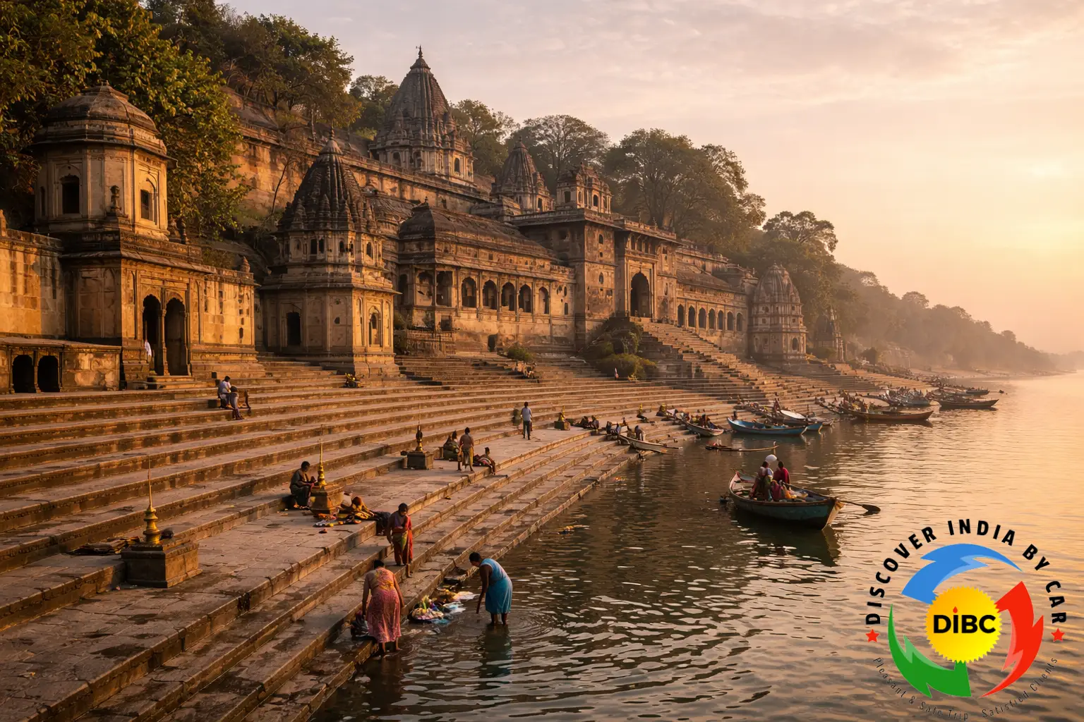 Maheshwar ghats Narmada River Madhya Pradesh