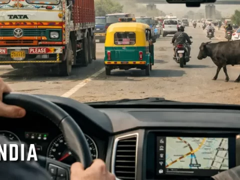 Driving in India