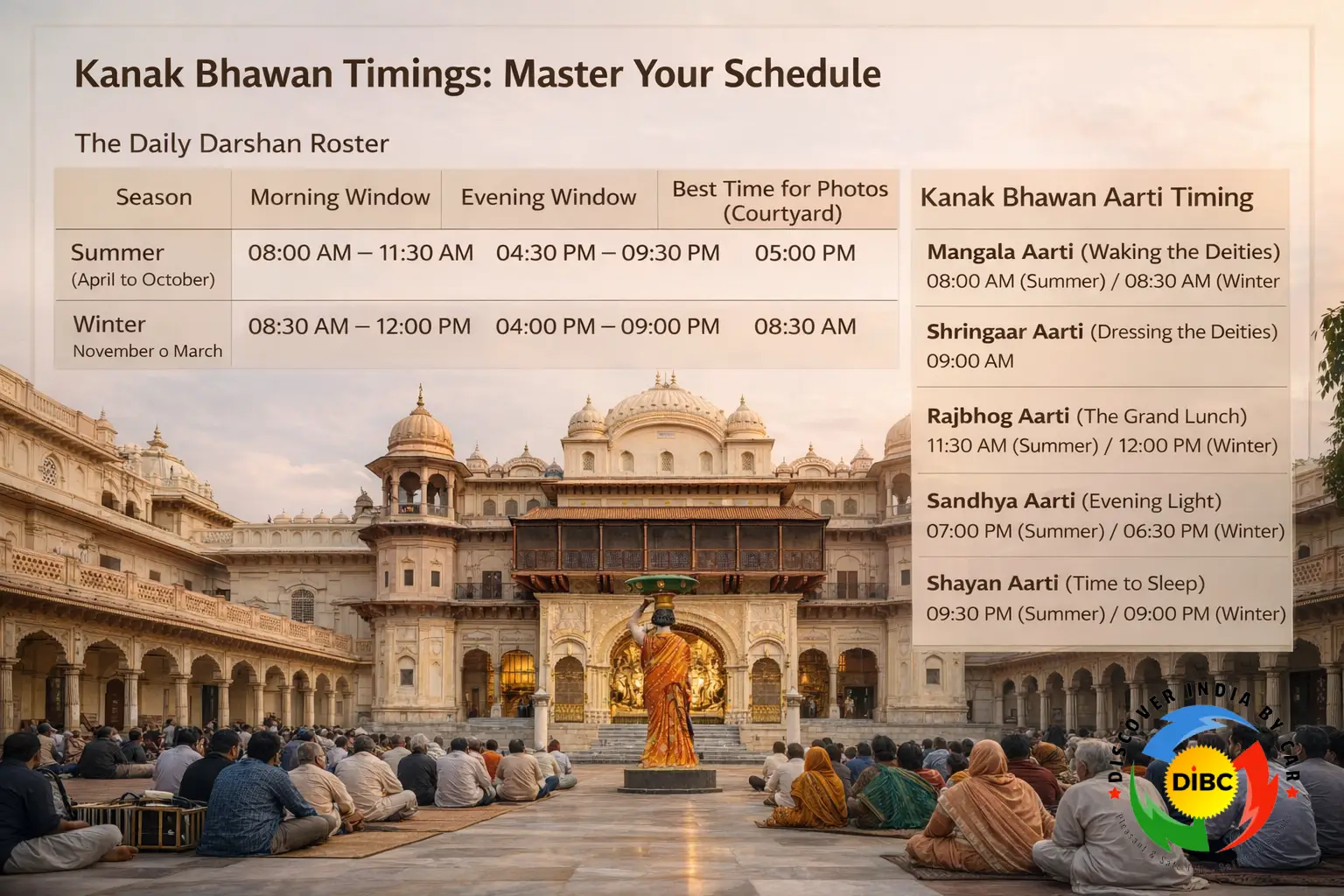 Kanak Bhawan Timings