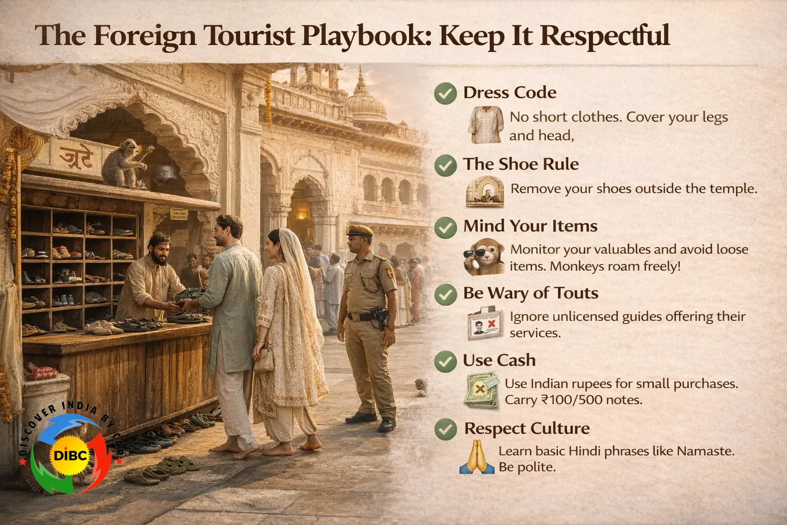 The Foreign Tourist Playbook - Keep It Respectful