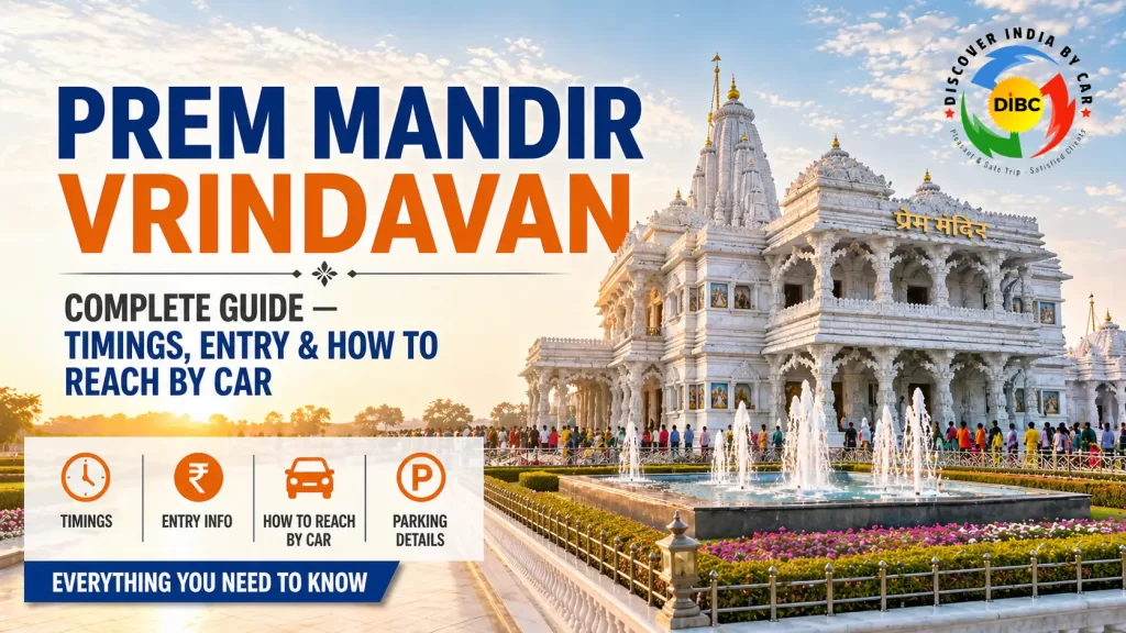 Prem Mandir Vrindavan: Timings, Entry & How to Reach by Car