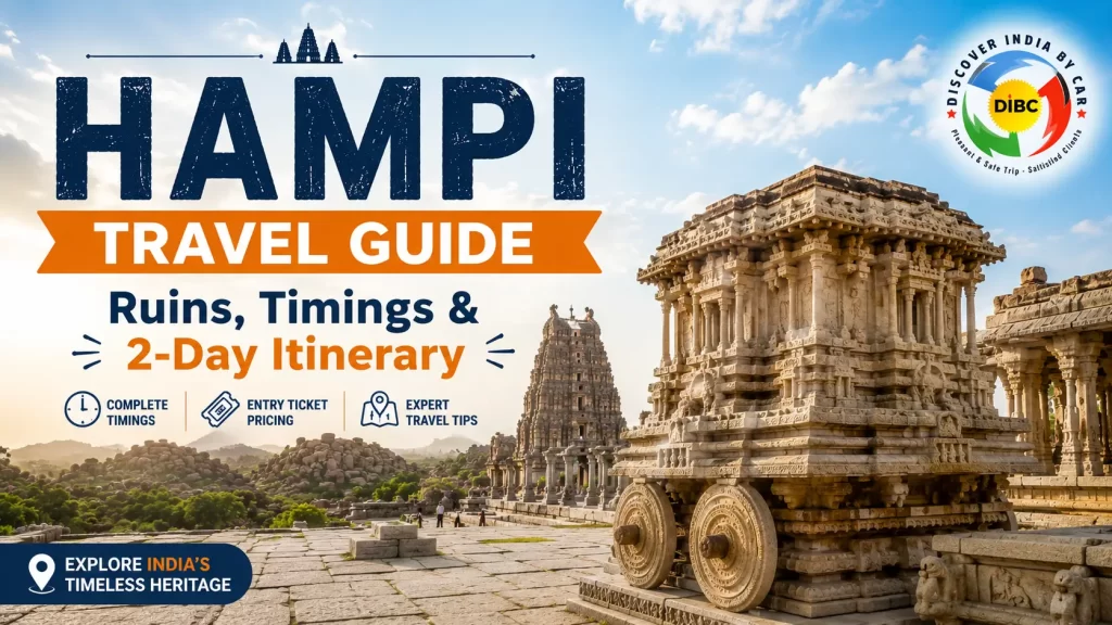 Hampi Travel Guide 2026: Ruins, Timings & 2-Day Itinerary