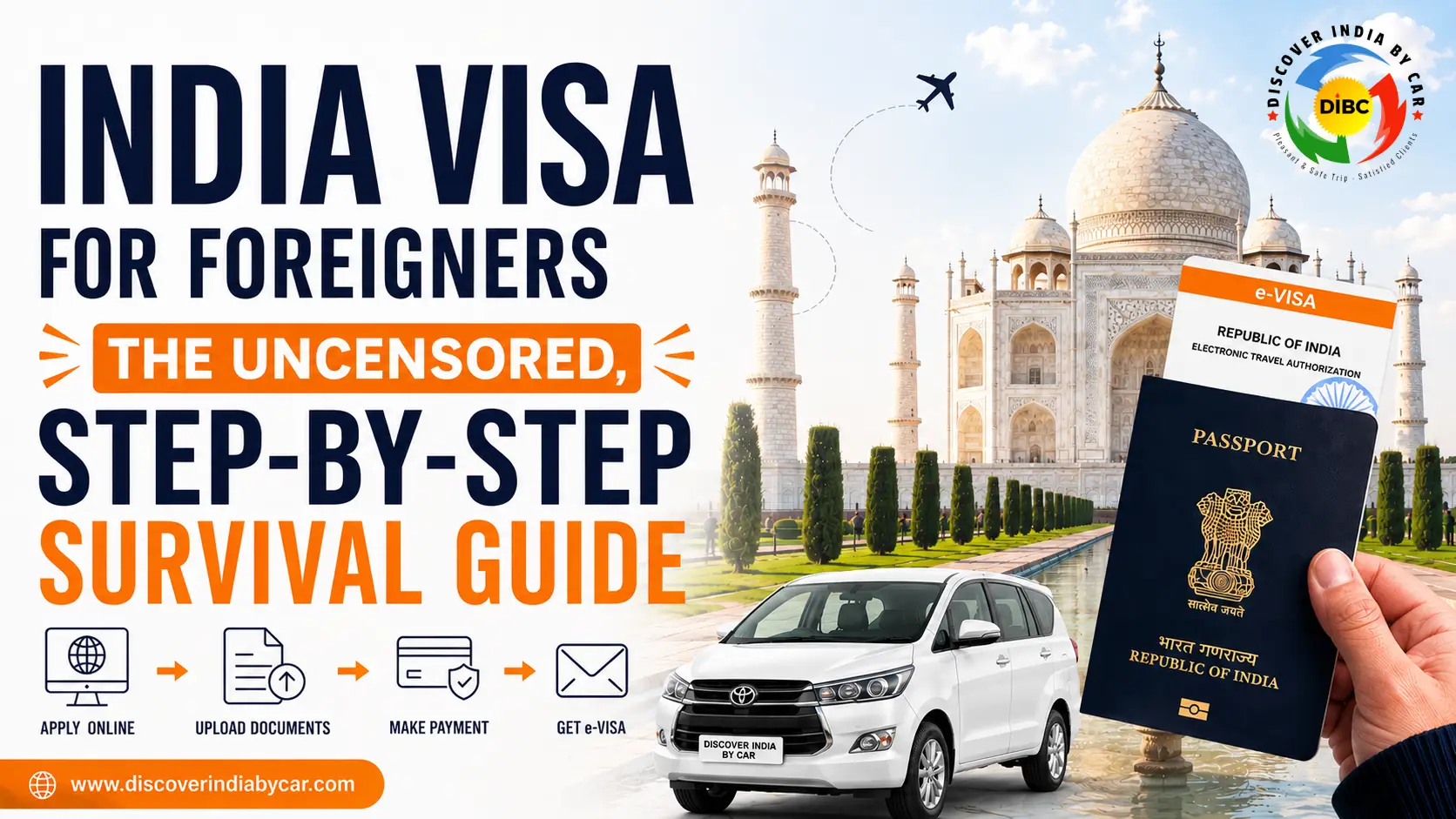 India Visa for Foreigners - Apply Step-by-Step
